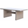 Udendrsgruppe: 6 stole og bord 200 x 100 cm rotting - Hampton/Mercury