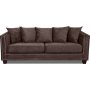 Sofa Temple med nitter - Vintage brun fljl