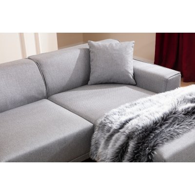 Petra divan sofa - Lysegr
