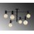 Hexa loftslampe 6941 - Sort