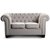 Chesterfield York 2-pers. Sofa - Valgfrit stof