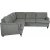 Howard Watford Deluxe hjrnesofa - mrkegr