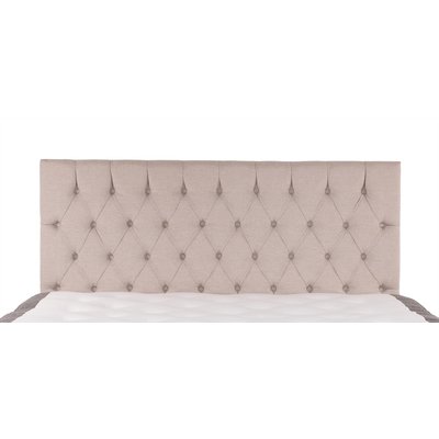 Sam sengegavl (væghængt) 180x70 cm - Beige (Tekstil)