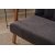 Kemer 2-personers sofa - antracit