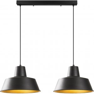 Samba loftslampe 3738 - Sort/guld