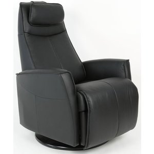 Hjellegjerde LOFT recliner lnestol (el-funktion) - Sort helskind