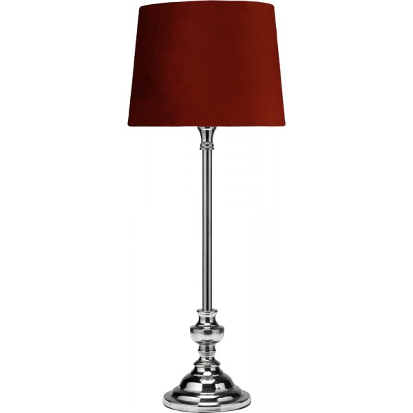Andrea bordlampe - Rust/krom - 55 cm