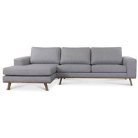 Stockholm Divan sofa Grå / Eg - Venstre Stockholm Divan sofa Grå / Eg - Venstre