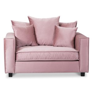 Brandy Lounge lnestol - 1,5-personers sofa (dusty pink)