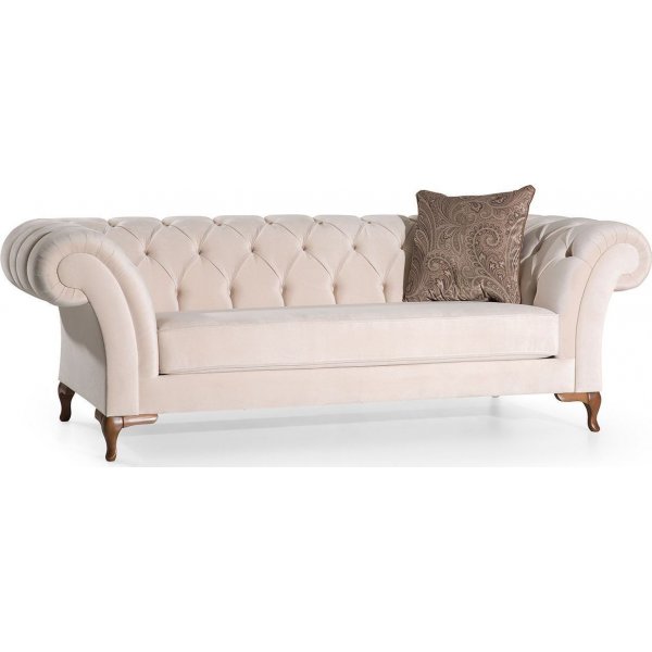 Bianca 2-personers sofa - Creme