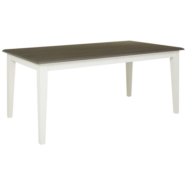 Alexandra spisebord 180-230 cm - Hvid / Vintage