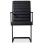 Lazio lnestol sort metal - Sort PU