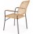 Cadeira spisestuestol 457 - Rattan/sort