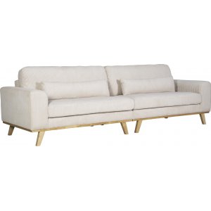 Ranger bred sofa i beige fljl - 280 cm