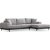 Eti divan sofa hjre - Gr/sort