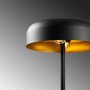 Som gulvlampe 5 - Sort/guld