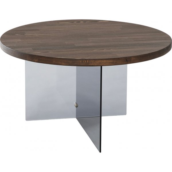 Serenity sofabord 70 cm - Valnd/mrkegr