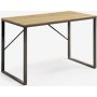 Landi skrivebord 120x60 cm - Sort/eg