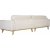 Ranger bred sofa i beige fljl - 280 cm