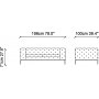 Fashion 2-personers sofa - Gr