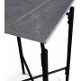 Wayne sidebord kryds - Lysegr marmor (foliering) + Pletfjerner til mbler