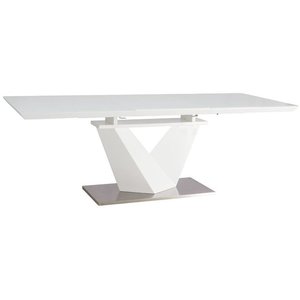 Taylor udtrkbart spisebord 85x160-220 cm - Hvid