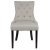 Tuva stol i beige stof med brune ben + Mbelplejest til tekstiler