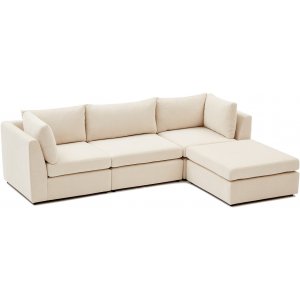 Mottona 3-personers divan sofa Creme