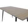 Kkken spisebord 120-160 cm - Natur/sort