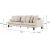 Remy Lounge 4-personers beige sofa 261 cm bred