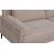 Amsterdam beige 3-personers sofa med hj ryg