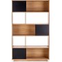 rken reol 110 cm - Eg/sort