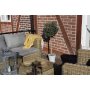 Degern XL sofagruppe - Naturfarvet kunst-rattan
