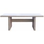Udendrs gruppe med 6 stole og spisebord 200 x 100 cm rotting - Hampton/Provence