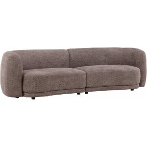 Cielo 3-personers sofa - Brun boucle