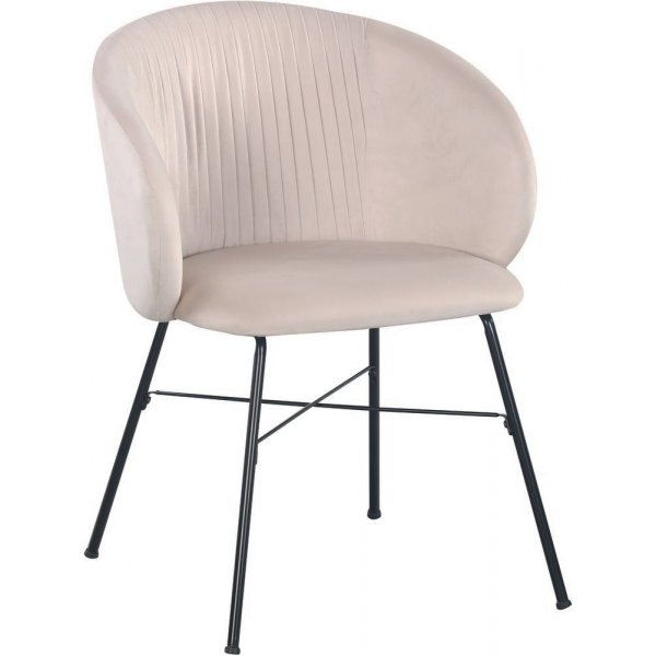 Sevilla lnestol - Beige (fljl) / sort