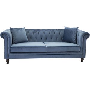 Chesterfield 3-pers. Sofa Churchill - Bl fljl