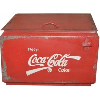 Coca Cola vintage opbevaringsboks - Metal