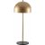 Can bordlampe - Guld/sort