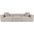 Lora 3-personers sofa - Mocca