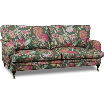 Spirit 3-personers Howard sofa i blomstret stof - Eden Parrot Green
