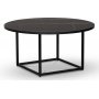Sintorp rundt sofabord 90 cm - Sort marmor (Eksklusivt laminat)