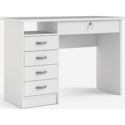 Funktion Plus skrivebord med 4 skuffer 109,3 x 48,5 cm - Hvid