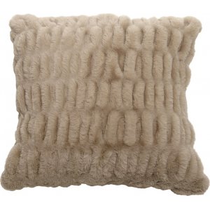 Fluffy pudebetrk 50 x 50 cm - Beige