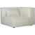 Nees modulsofa - hjrnedel hjre - Stone White