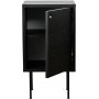 Volumen sengebord - Sortbejdset eg