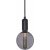 Sjle vindueslampe - Sort - 12,5 cm