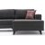 Efsun u-seng sofa - antracit