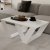 Pipra sofabord 110 x 60 cm - Hvid
