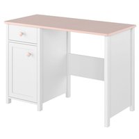 Stephany skrivebord - Hvid/rosa